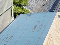3.桟木 35 ×35 施工後耐水合板
ゴムアスルーフィング